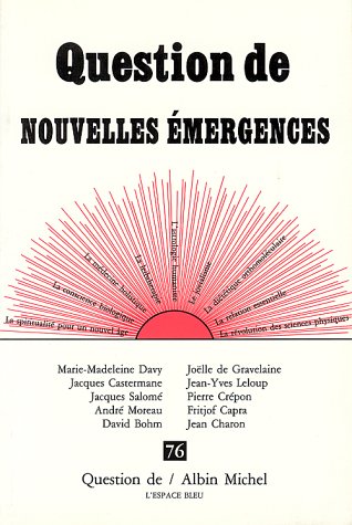 Cover of Nouvelles Emergences