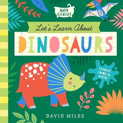 Book cover for Let's Learn About Dinosaurs