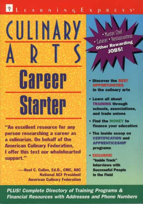 Book cover for Culinary Arts Career Starter