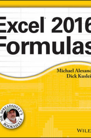 Cover of Excel 2016 Formulas