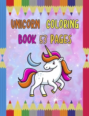 Cover of Unicorn coloring book