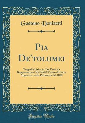 Book cover for Pia De'tolomei