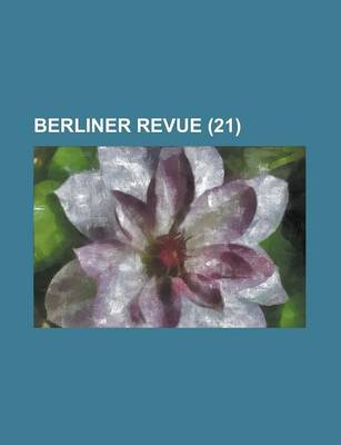 Book cover for Berliner Revue (21 )