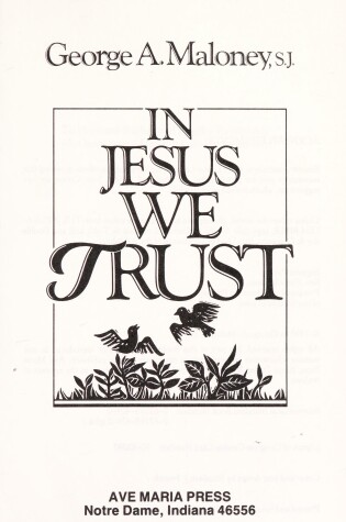 Cover of In Jesus We Trust