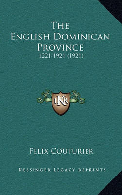 Cover of The English Dominican Province