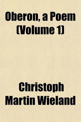 Book cover for Oberon, a Poem (Volume 1)