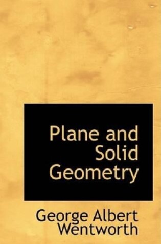 Cover of Plane and Solid Geometry