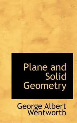 Book cover for Plane and Solid Geometry