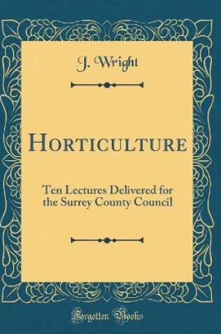 Cover of Horticulture