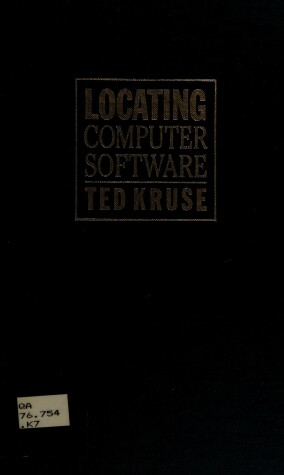 Book cover for Locating Computer Software