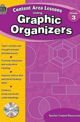 Cover of Content Area Lessons Using Graphic Organizers, Grade 3