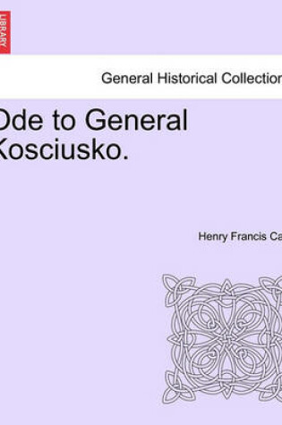 Cover of Ode to General Kosciusko.