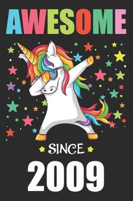 Book cover for Awesome Since 2009 Party Dabbing Unicorn