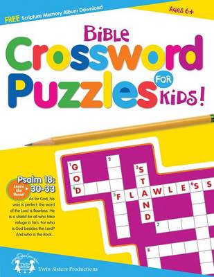 Book cover for Bible Crossword Puzzle Book