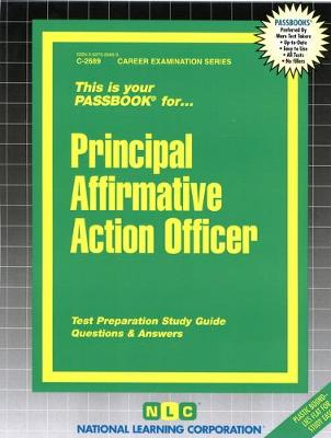 Book cover for Principal Affirmative Action Officer