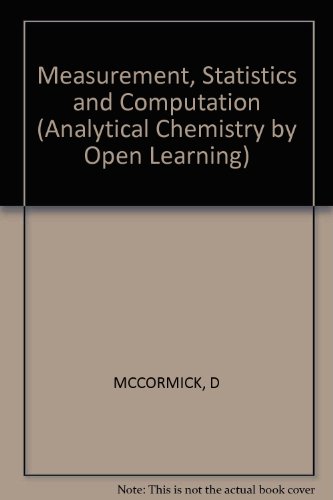 Cover of Measurement, Statistics and Computation