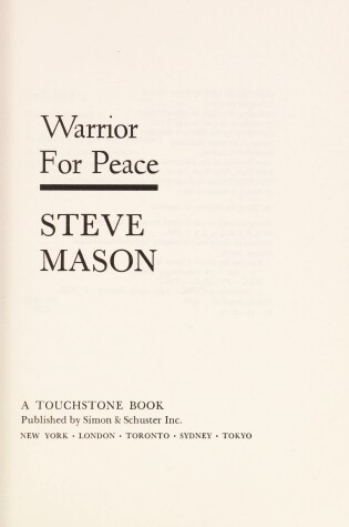 Cover of Warrior for Peace