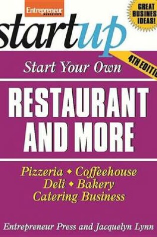 Cover of Start Your Own Restaurant and More