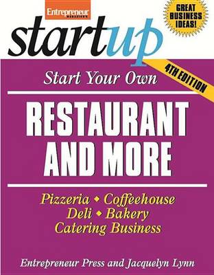 Book cover for Start Your Own Restaurant and More