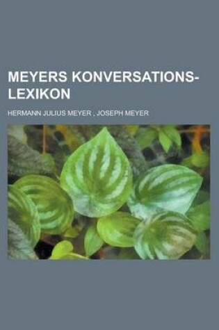 Cover of Meyers Konversations-Lexikon