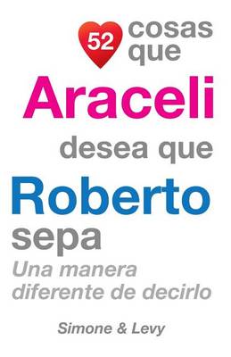 Cover of 52 Cosas Que Araceli Desea Que Roberto Sepa
