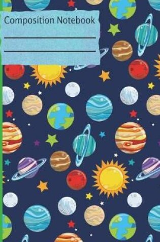 Cover of Solar System Composition Notebook - 5x5 Graph Paper