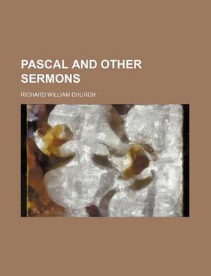 Book cover for Pascal and Other Sermons