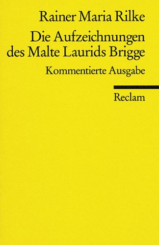 Book cover for Die Aufzeichnungen Des Malte Laurids Brigge