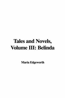 Book cover for Tales and Novels, Volume III