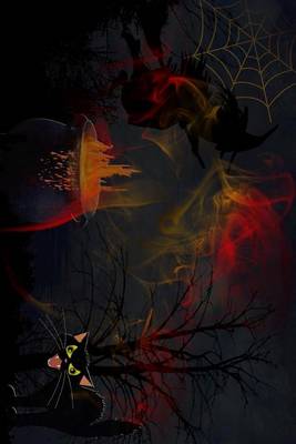 Book cover for A Spooky Witch and Her Cauldron on Halloween