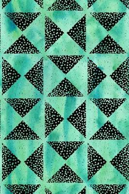 Book cover for Bullet Journal Notebook Triangles with Dots Pattern 8