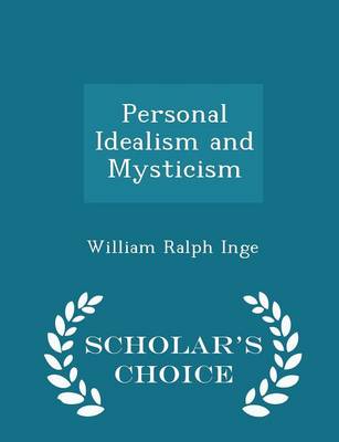 Book cover for Personal Idealism and Mysticism - Scholar's Choice Edition