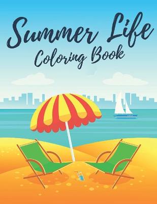 Book cover for Summer Life Coloring Book