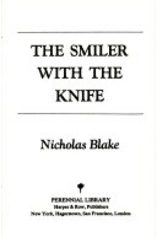 Cover of Smiler with the Knife