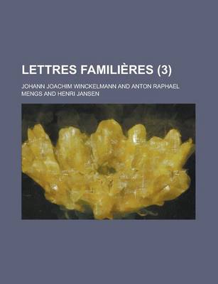 Book cover for Lettres Familieres (3 )