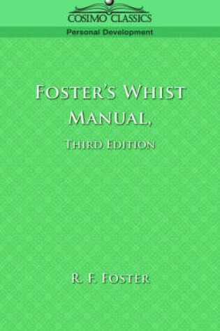 Cover of Foster's Whist Manual, Third Edition