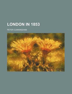 Book cover for London in 1853