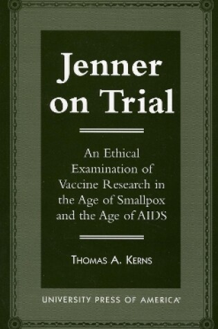Cover of Jenner on Trial