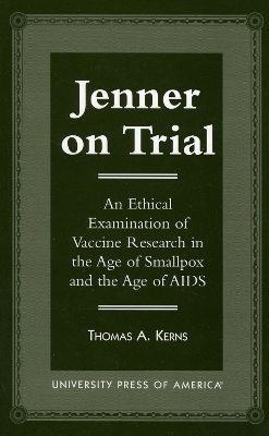 Book cover for Jenner on Trial