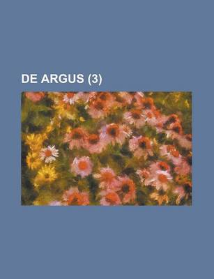 Book cover for de Argus (3)