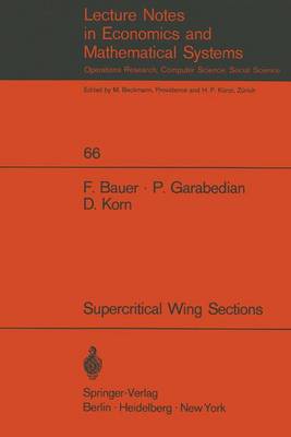 Cover of A Theory of Supercritical Wing Sections, with Computer Programs and Examples