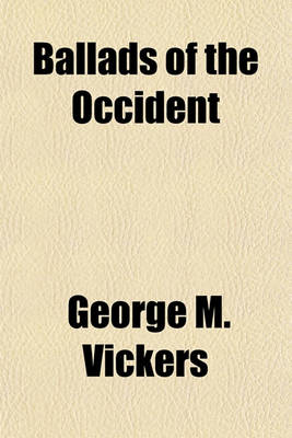 Book cover for Ballads of the Occident