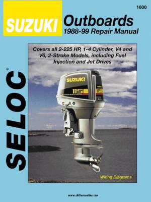 Book cover for Suzuki Outboards, All 2 Stroke Engines, 1988-99