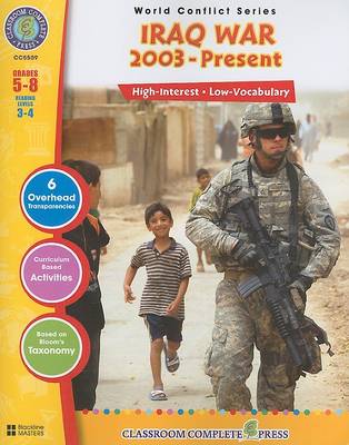 Book cover for Iraq War 2003-Present, Grades 5-8