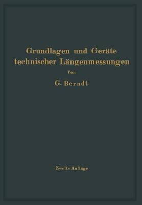 Book cover for Grundlagen Und Gerate Technischer Langenmessungen