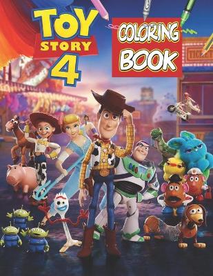 Book cover for Toy Story 4 Coloring Book