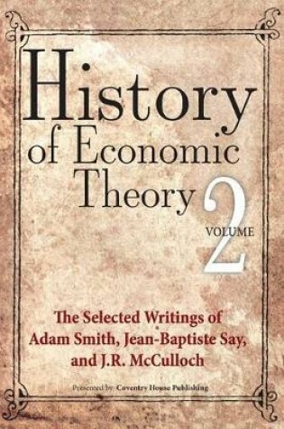 Cover of History of Economic Theory