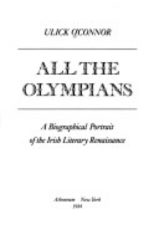 Cover of All the Olympians