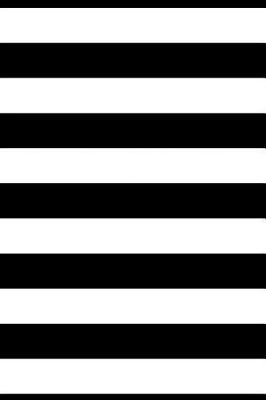 Cover of 2019 Daily Planner Black White Stripes Blank Book 384 Pages