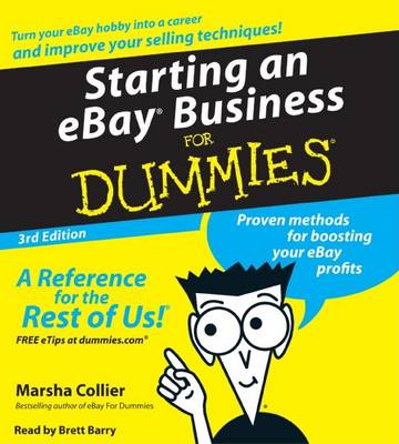 Book cover for Starting an E-Bay Business for Dummies